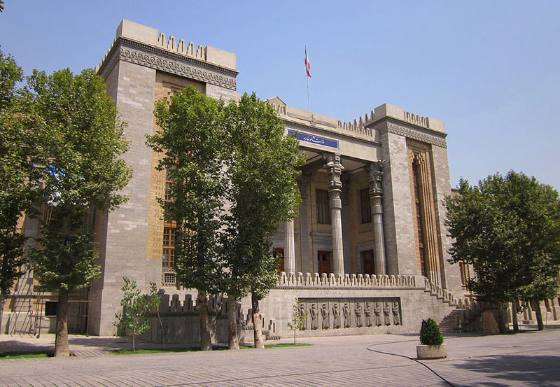 کاخ شهربانی باغ ملی تهران